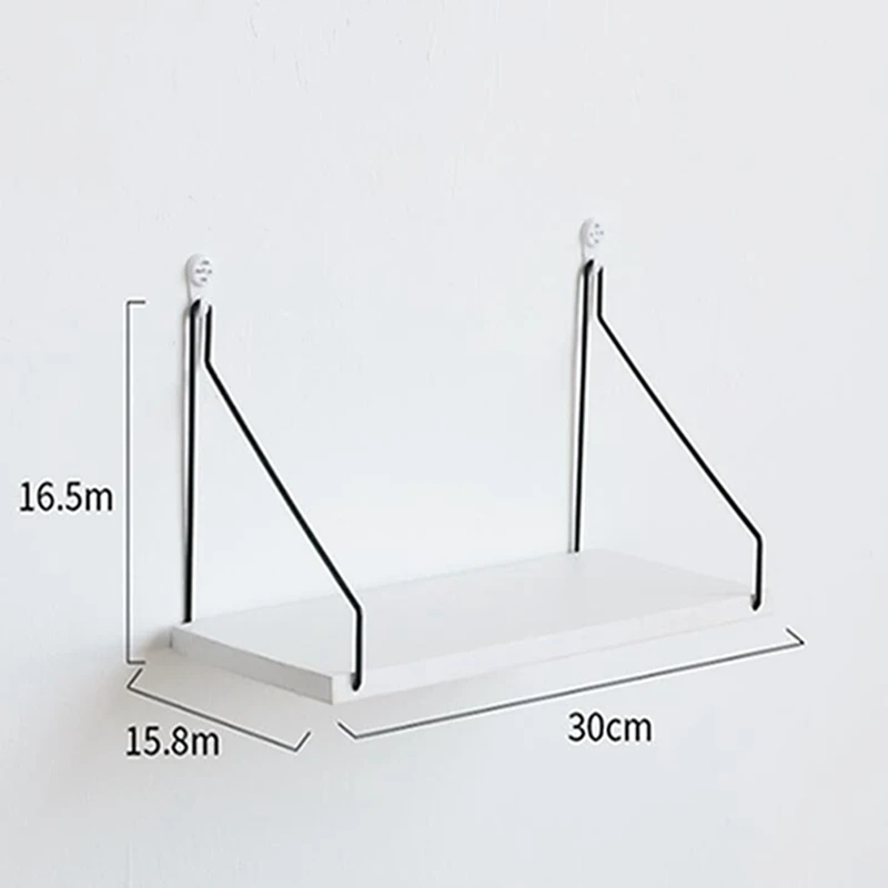 Metal Wall Shelf Holders Decoration Shelf multi-purpose Portable Room Storage Organizer Decoration Household Supplies