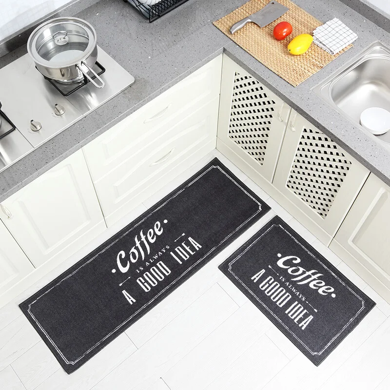 2 шт./компл. из натурального латекса с противоскользящей подошвой Кухня коврик