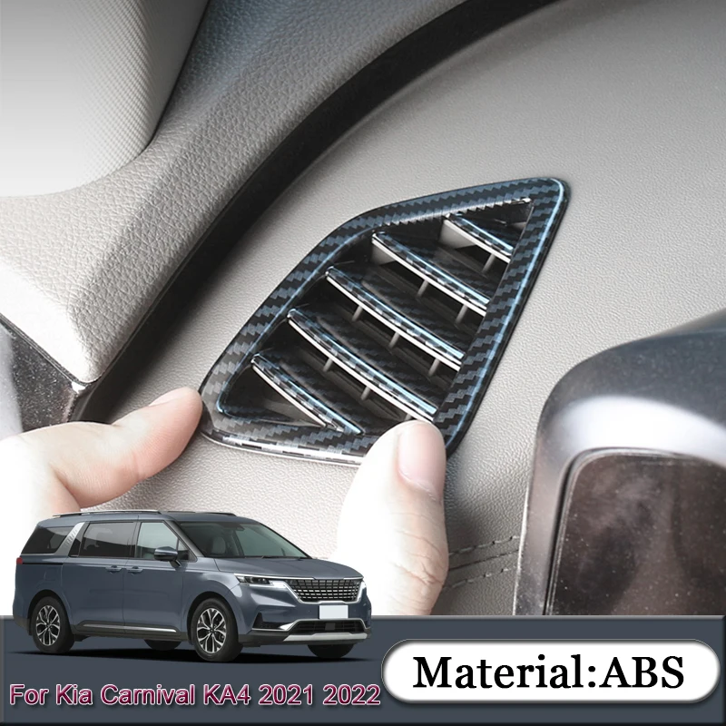 

For Toyota Harrier Venza XU80 2020 2021 Car Styling Car Dashboard Air Conditioning Outlet Cover Sequins Sticker Auto Accessories
