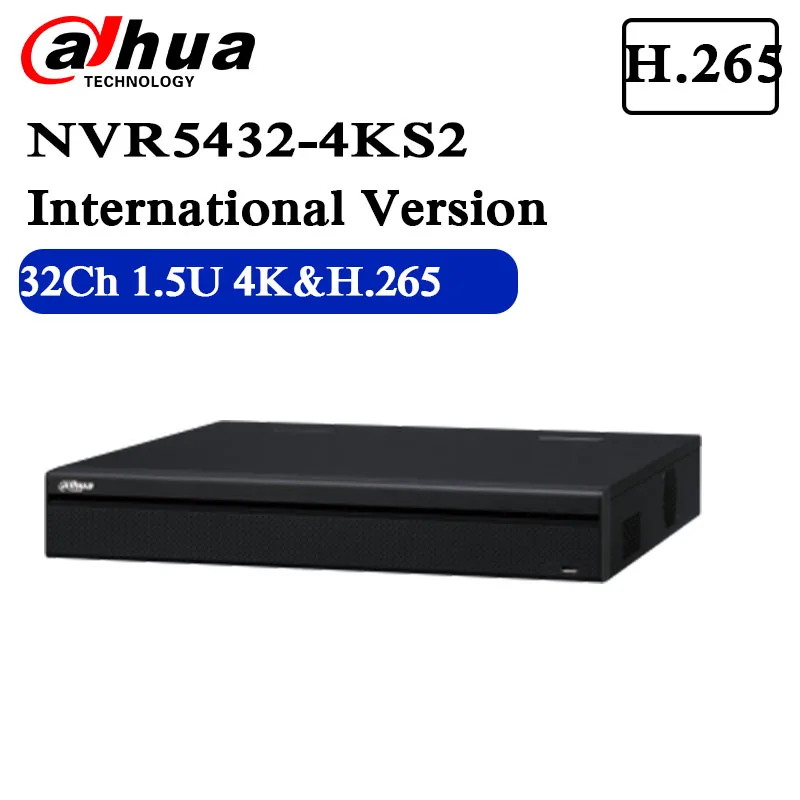 

Free shipping 32Channel 1.5U 4K&H.265 Pro Network Video Recorder NVR5432-4KS2