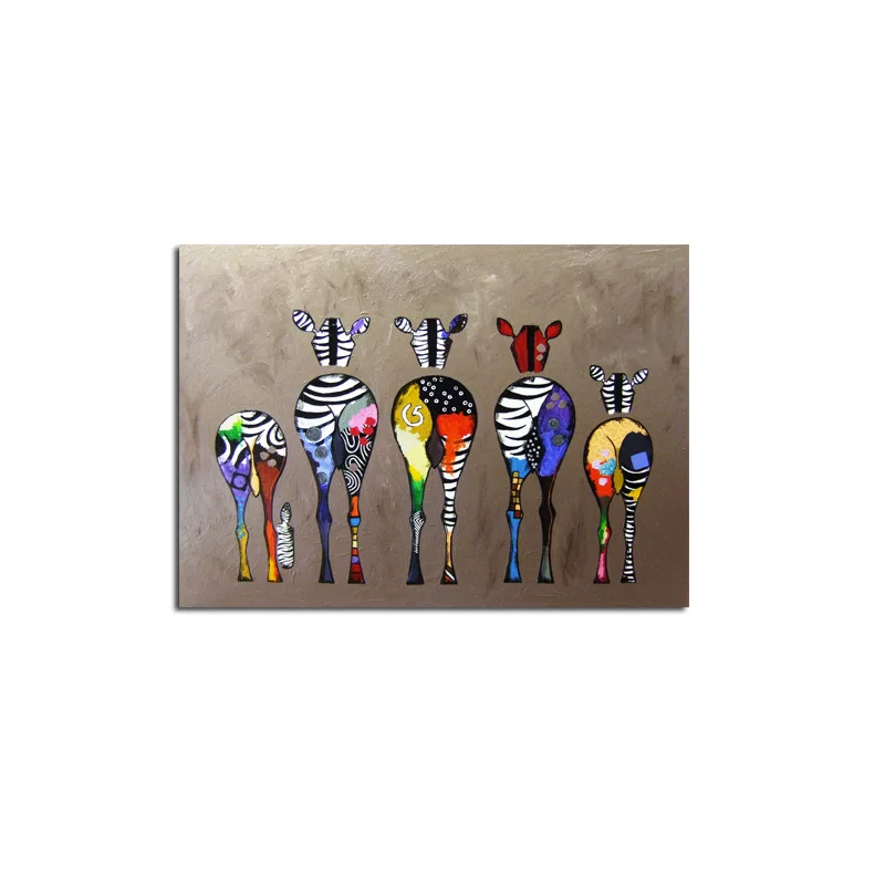 

Manufacturers Decorative Painting Frame Painting Color Five Zebra Shadow Computer Airbrush Painting AliExpress Amazon Wi