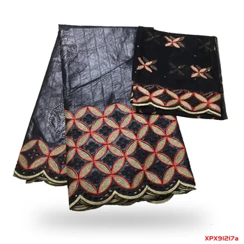 

African Dress For Women Embroidered With Stones Bazin riche getzner Dresses Traditional Fabric South Africa B191217