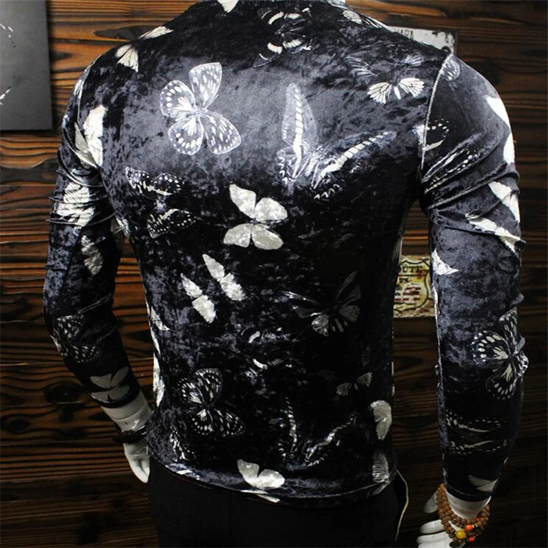 The New hot sale Long Sleeve T Shirts Casual High quality Men old color Cardigan T shirt