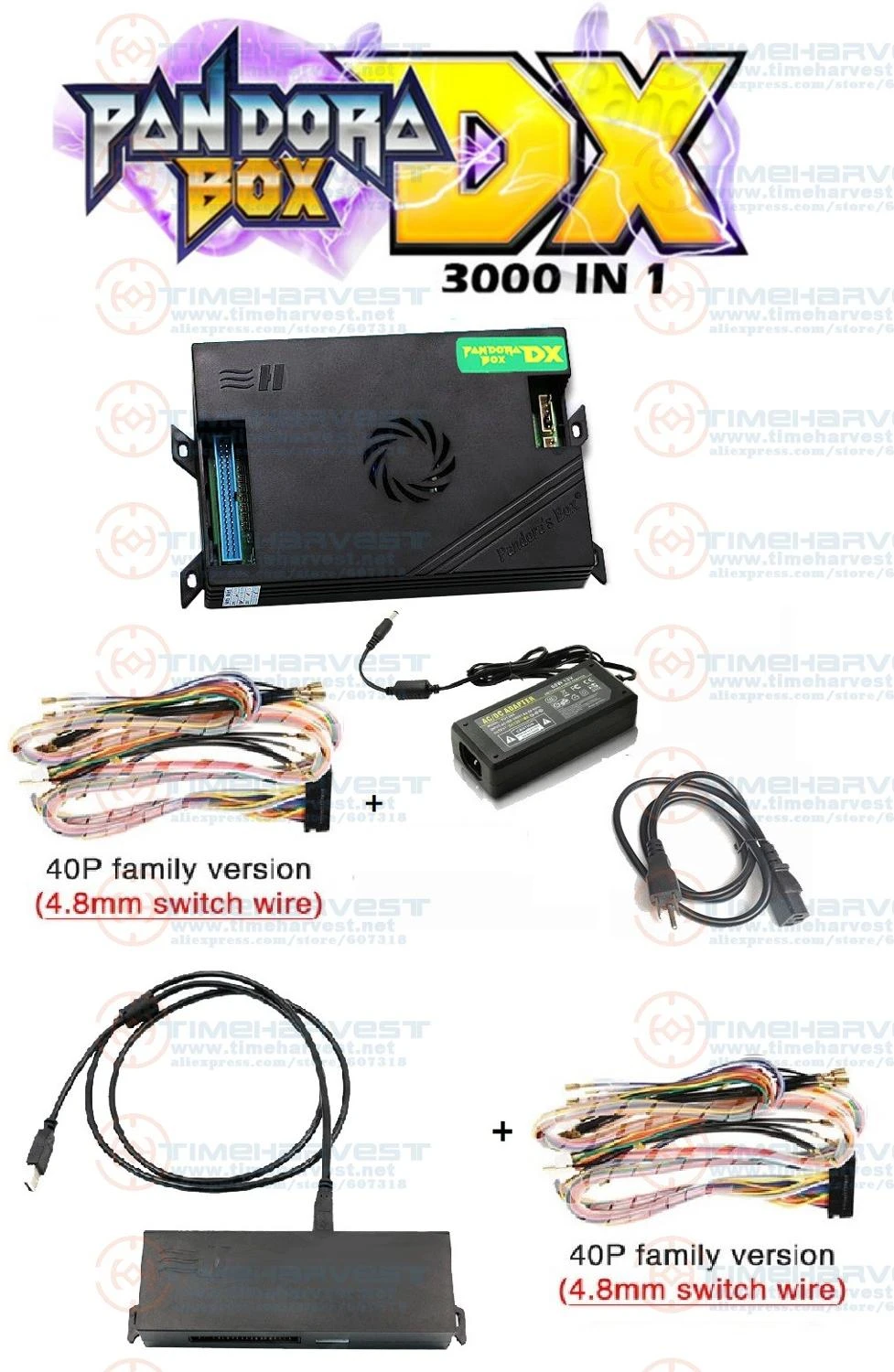 New Pandora Box DX with 3P 4P Converter USB interface controller for 3 player 4 player Arcade Joystick Rocker 3P 4P Game Console New Pandora Box DX with 3P 4P Converter USB interface controller for 3 player 4 player Arcade Joystick Rocker 3P 4P Game Console
