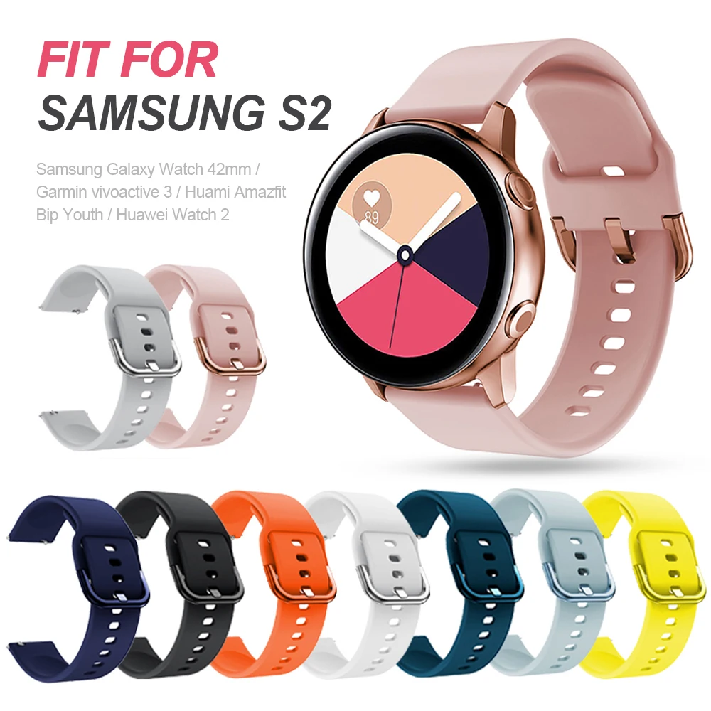 Аксессуары сменный силиконовый браслет для Garmin Forerunner 645 245 спортивный samsung Galaxy Active