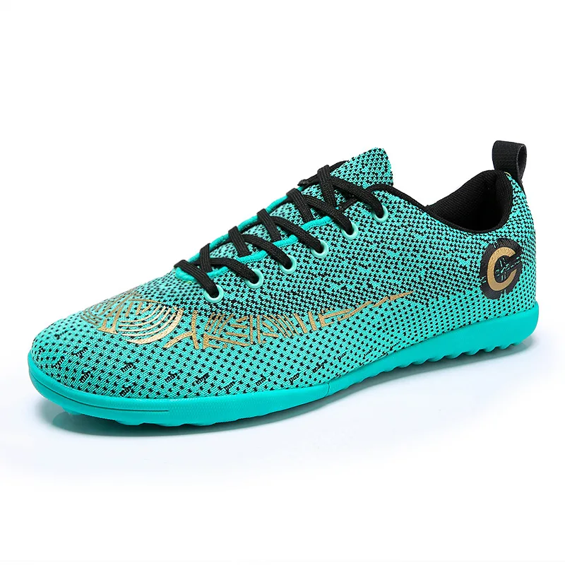 Стиль футбольные бутсы дышащие Fly Woven-C Luo 11 сломанные ногти мужские Детские Молодежные плоские 2050 для ногтей