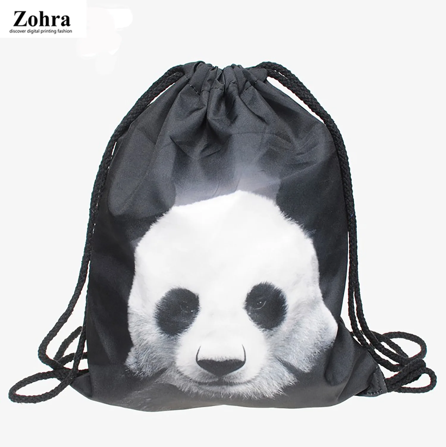 

Zohra New Style 3D Digital Printing Drawstring Bag Shopping Storage Drawstring Backpack