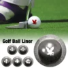 Golf Ball Liner Golf Ball Drawing Alignment Stencils Marking Tool Golf Marker Drawer Stainless Steel DIY Tool Golf Alignment Too 1