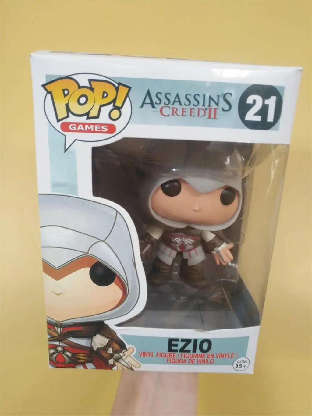 Funko Pop Assassin's Creed персонаж EZIO connor 10 см Виниловая фигурка игрушки - Цвет: with retail box