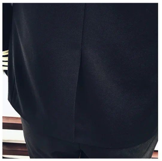Классические мужские костюмы Тонкий дизайн бизнес Банкетный мужской костюм Азиатский Размер S M L XL XXL XXXL модный костюм мужской комплект из 3 предметов