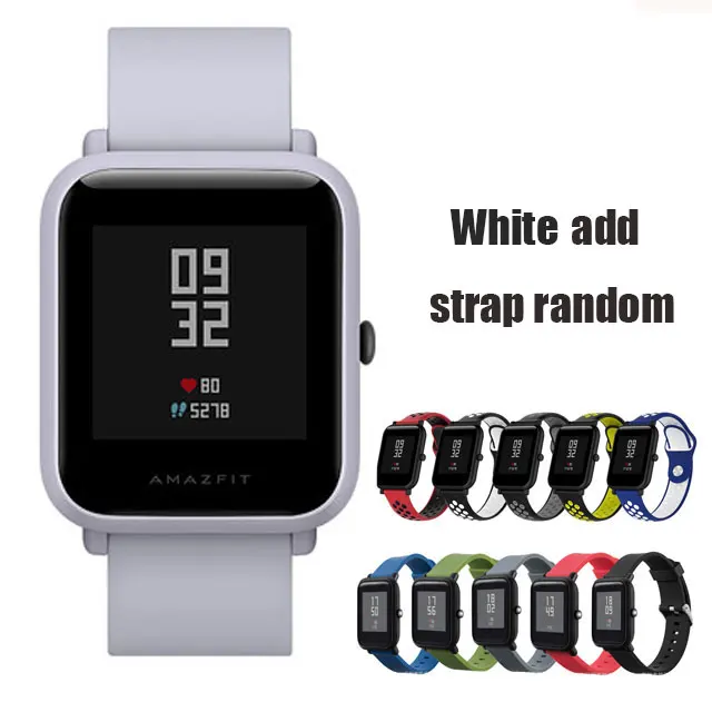 white Huami Amazfit Bip Смарт часы глобальная версия английский/испанский/русский gps Smartwatch Android iOS монитор сердечного ритма - Цвет: white