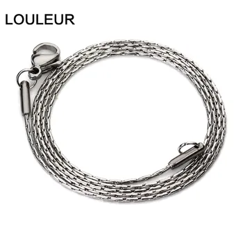 

5PCS/lot Silver Color Tone Stainless Steel DIY Lobster Buckle Necklace Chains Bulk Snake 0.9mm Link Chains Jewelry Accessories