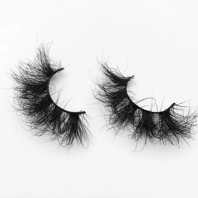 Mikiwi FL 18-22mm Fluffy Lashes 10/20/30/50/100 Pairs 100% Handmade Messy Wholesale 3d Mink Make up Lashes Dramatic Eyelashes 2
