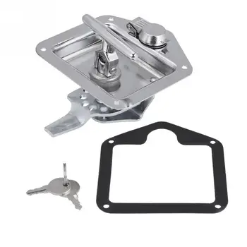 

Stainless Steel Folding T-Shape Handle Lock Tool Box Keys Kit For Truck Trailer Toolbox Electrical Cabinet