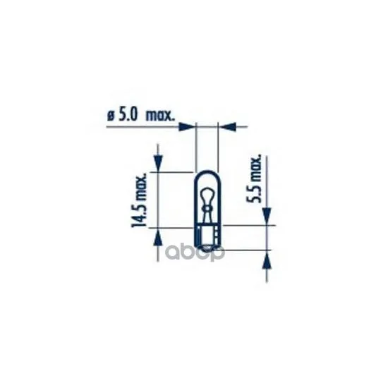 Лампа Накаливания 10шт В Упаковке W1 2w 12v 1 W2x4 6d Narva арт. 17037 | Автомобили и мотоциклы