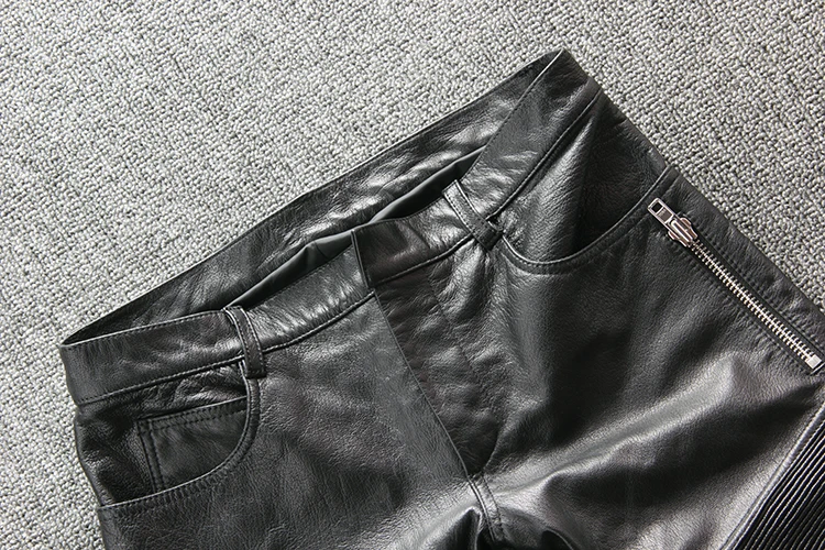 Genuine Lambskin Leather pants 3