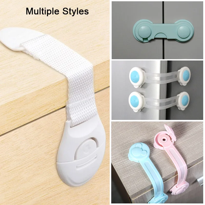 10 piezas/cerradura de armario de seguridad para bebé cierre de plástico de seguridad para niño, protección para bebé, cajón, puerta, armario, inodoro, cerradura magnética para niño