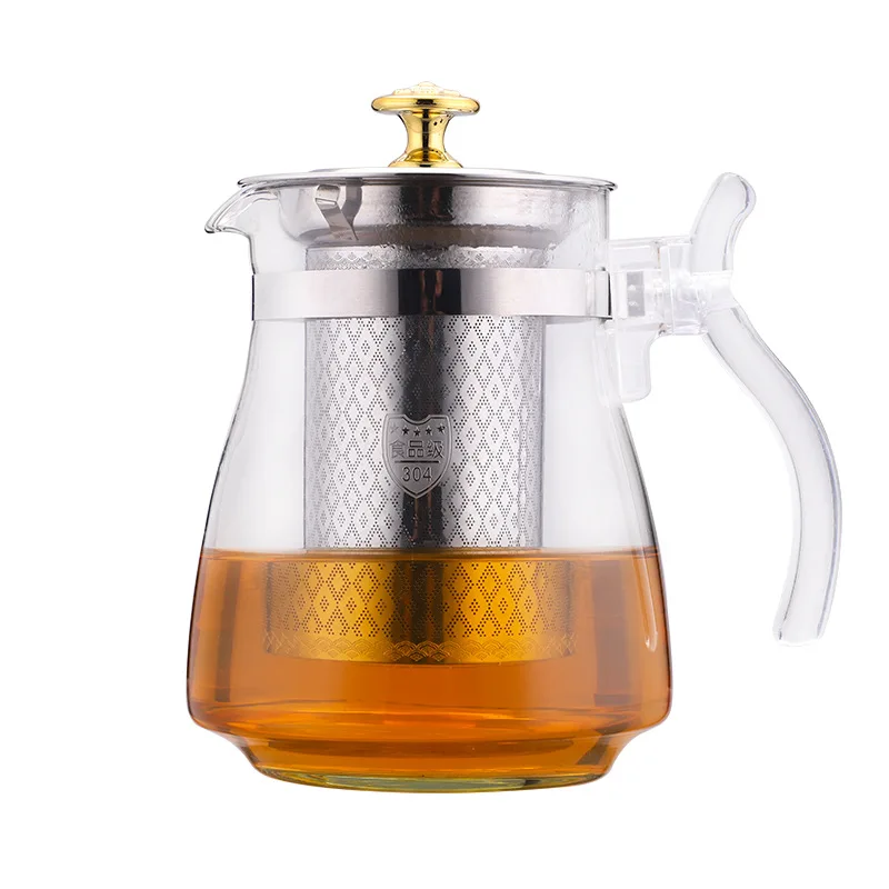 Elegant Cup Stainless Steel Inner Tank Can Unpick And Wash Tea Set Brew Teacup Heat-resisting Glass Too Follicular Teapot | Дом и сад
