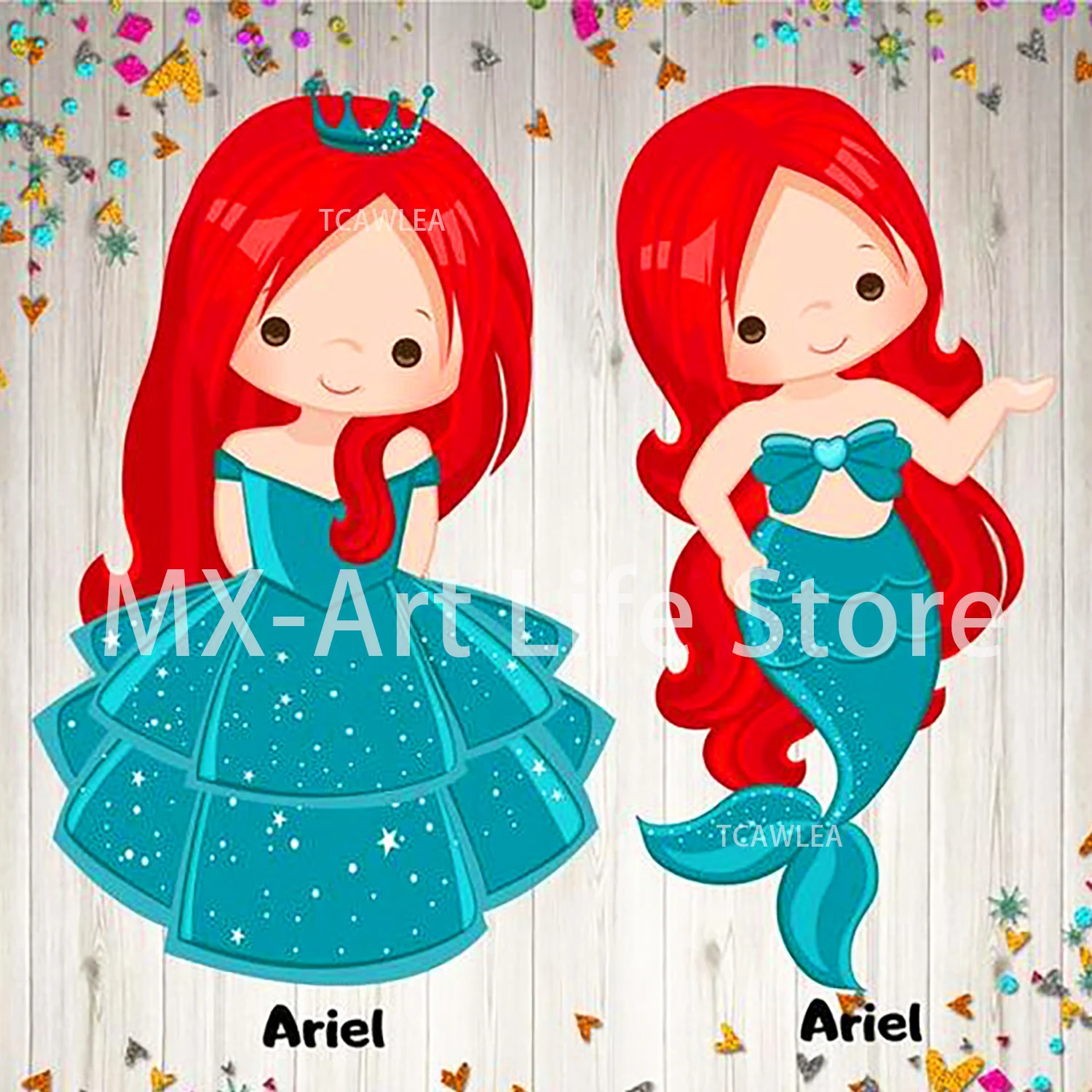 

Lovely Ariel Mermaid Princess Metal Cutting Dies Girl Doll Stencil for DIY Scrapbooking Craft Cards Decoration 2020