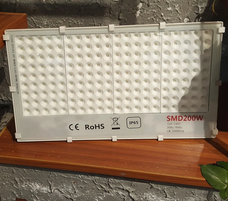 [Seven Neon] AC85-265V 200 Вт наружный водонепроницаемый SMD3030 светодиодный прожектор, RA> 80 высокомощный светодиодный прожектор, квадратный/стадион/придорожный фонарь
