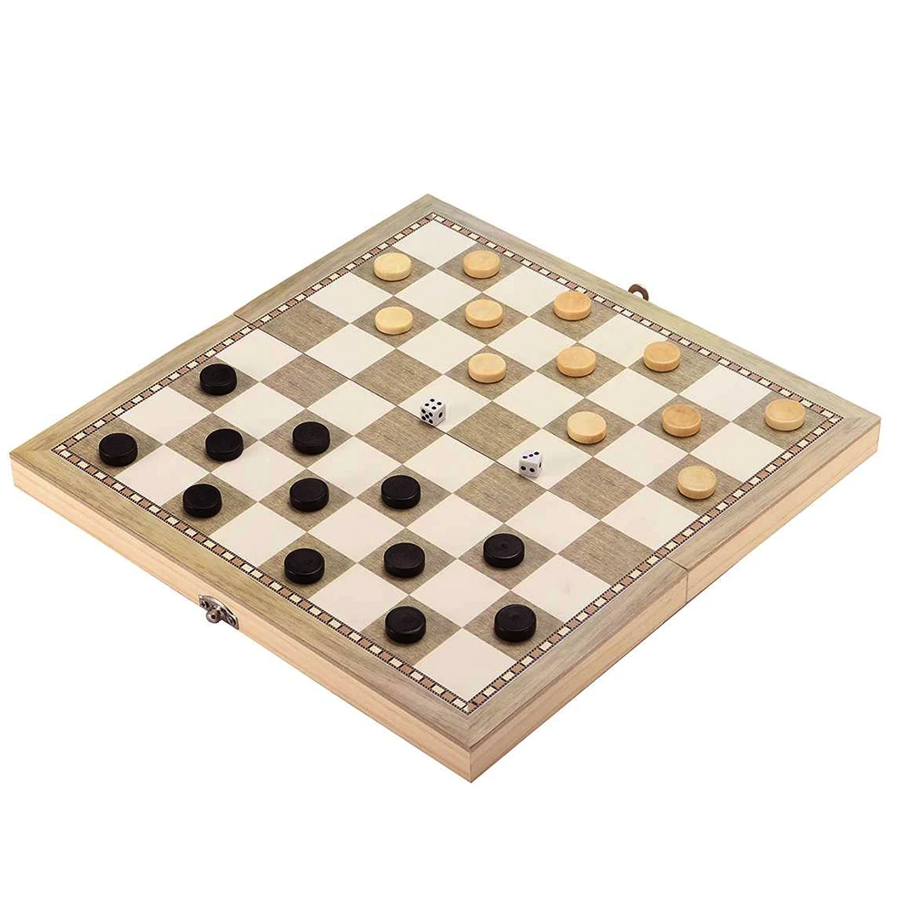 3 в 1 складной деревянный набор с шахматной доской дорожные игры шахматы нарды шашки игрушка шахматы развлечения игра настольные игрушки подарок