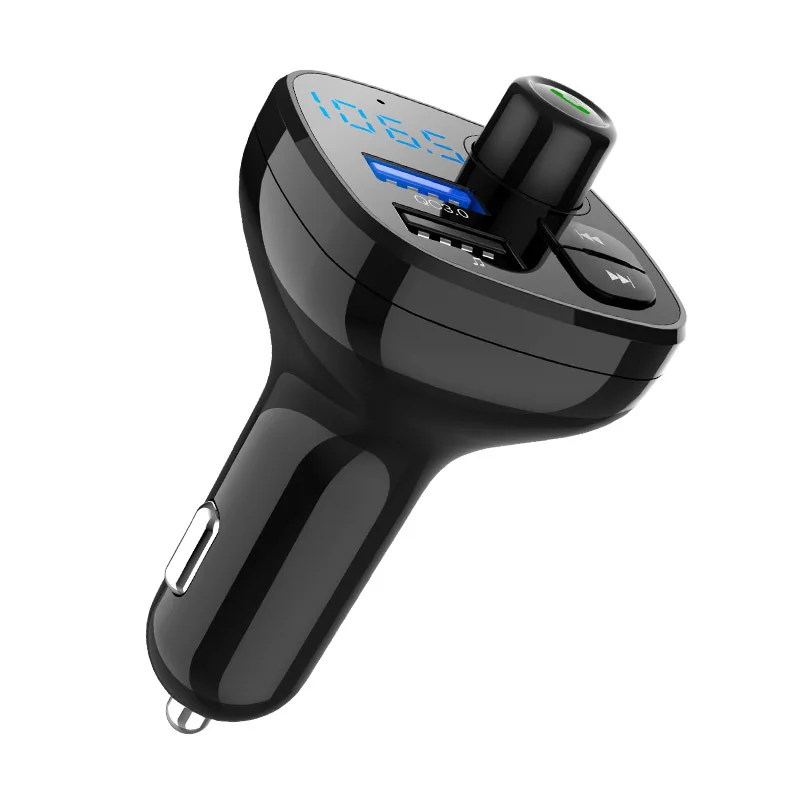 JaJaBor, автомобильный fm-передатчик, беспроводной fm-модулятор, Bluetooth, громкая связь, автомобильный комплект, A2DP, MP3, аудио, музыкальный плеер, 3.1A, QC3.0, автомобильное зарядное устройство
