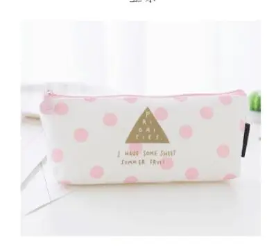 New Kawaii Cosmetic Bag Case Canvas School Supplies Stationery Gift Make Up Organizer Bag Portable for Travel Carteras Feminina - Цвет: C