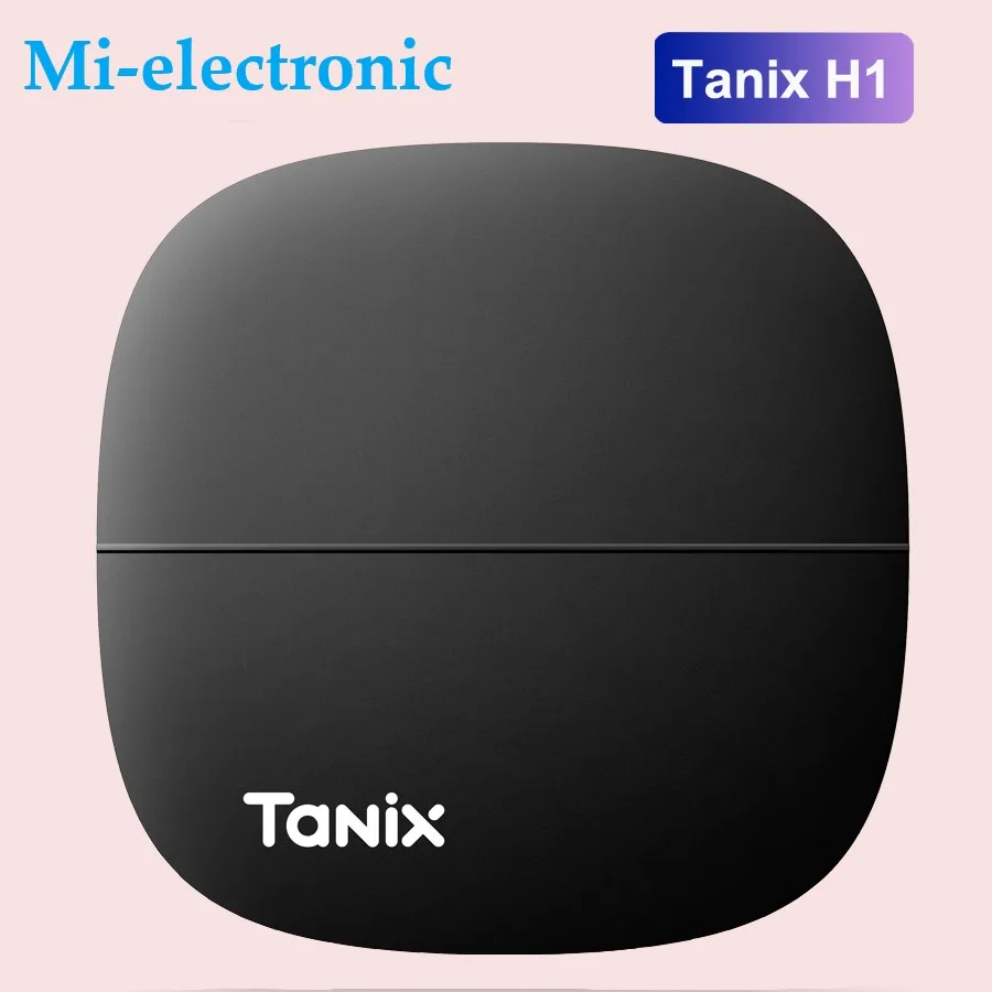 Tanix H1 Android 9.0 tv, pudełko Hi3798M V110 4K FHD dwurdzeniowy z obsługą LPDDR4 WIFI Youtube Netflix subskrypcja IPTV dekoder Tanix H1 Android 9.0 tv, pudełko Hi3798M V110 4K FHD dwurdzeniowy z obsługą LPDDR4 WIFI Youtube Netflix subskrypcja IPTV dekoder