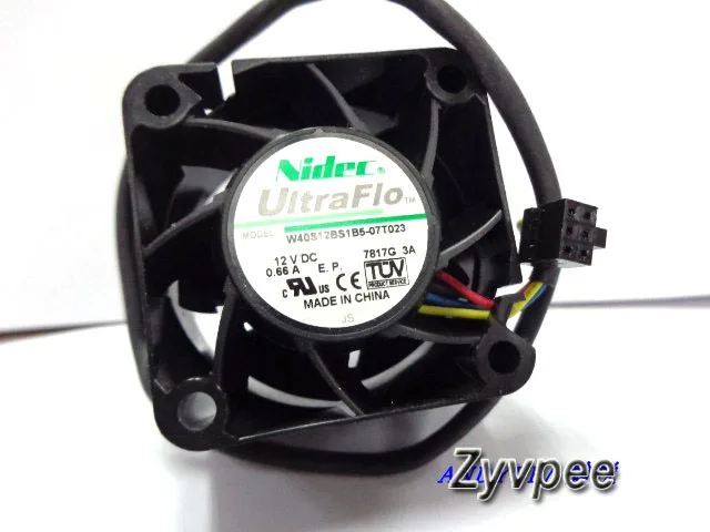 Zyvpee Sunon 4020 W40S12BS1B5-07T022 07T023 DC12V 0.66A 4 провода шариковый подшипник Корпус сервер вентилятор