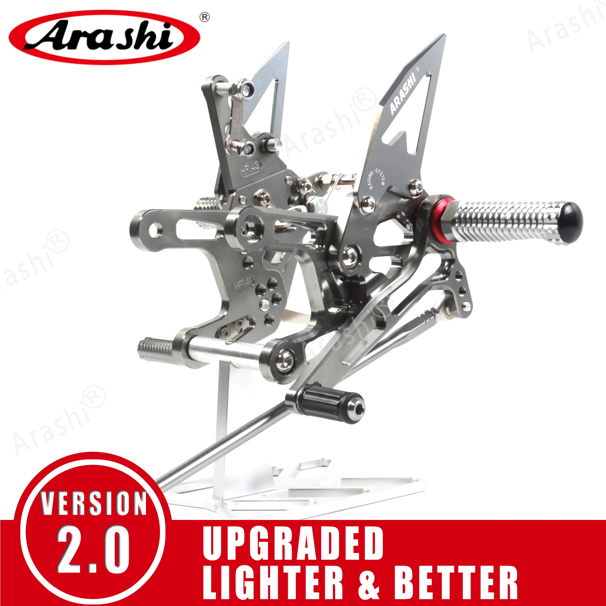 Араши ЧПУ Регулируемая подножка для KAWASAKI ZX-10R 2004- подножки Rearset ниндзя ZX10R ZX 10R 2010 2011 2012 2013
