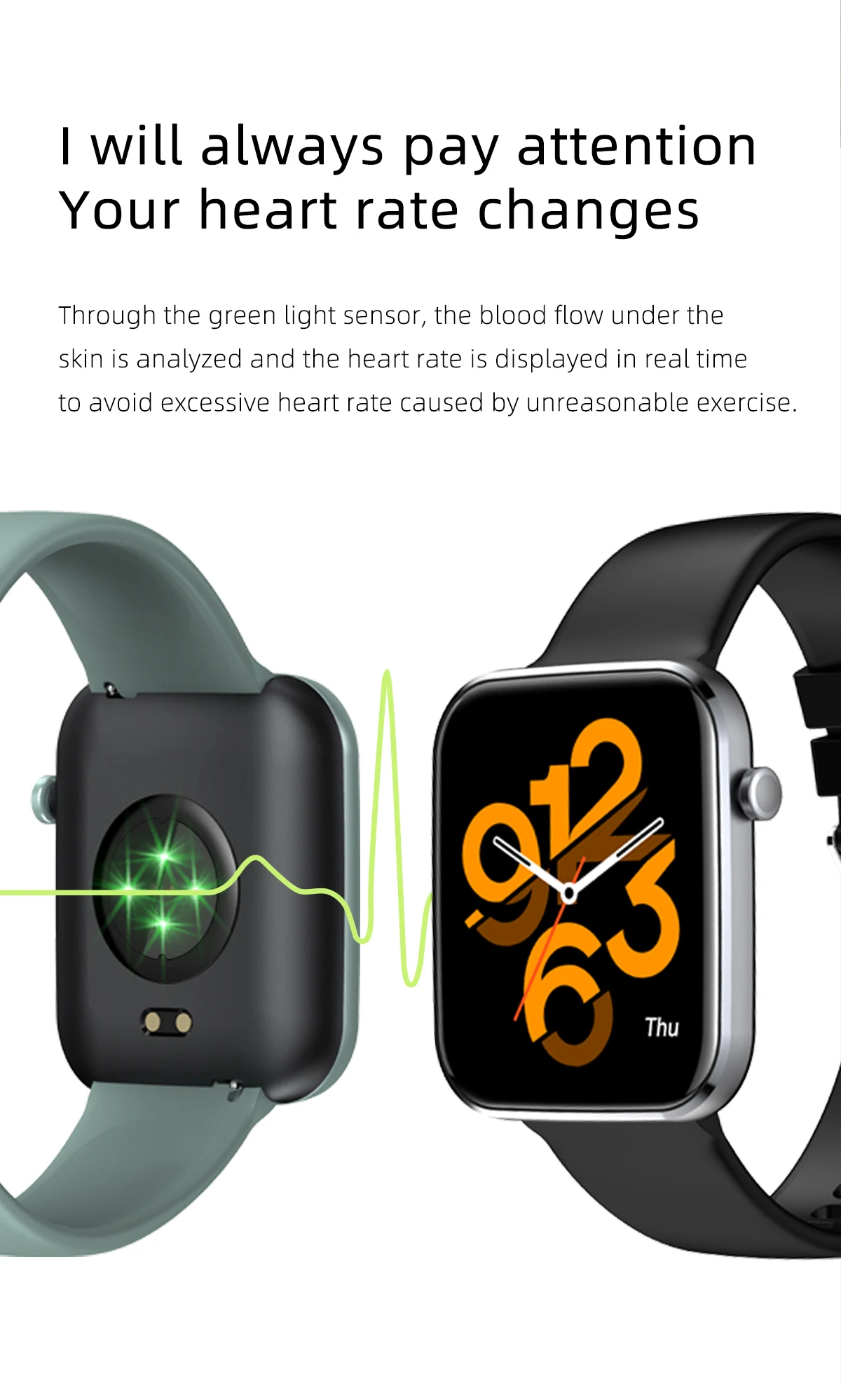 Z15 Smart Watch women Full Touch Fitness Tracker Blood Pressure Smart