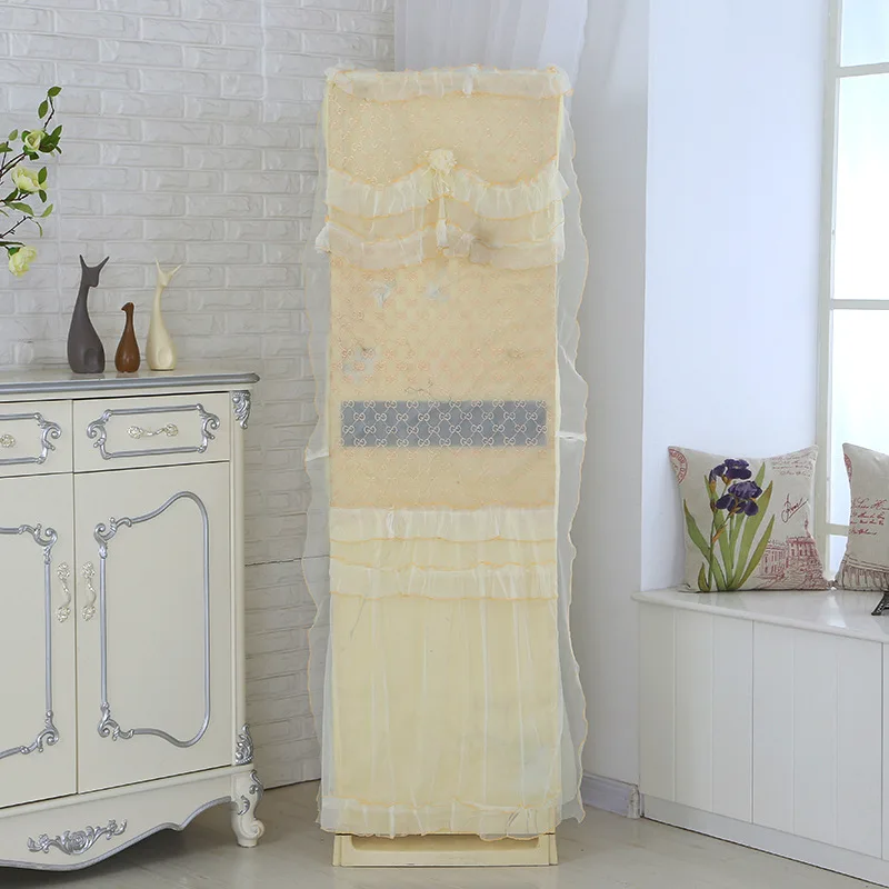 Manufacturers Direct Selling Supply Wholesale Fabric Lace Korean Style Gree Vertical Type Dustproof Combination Cabinet Air Cond