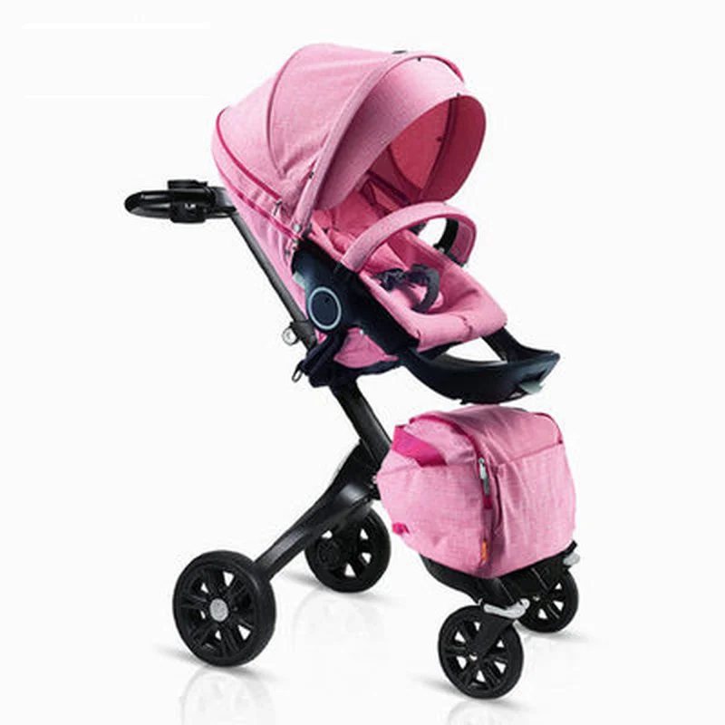 2 In 1 Baby Stroller High Landscape Folding Portable Baby Carriage For Newborns Luxury Prams For 0-3 Years Old