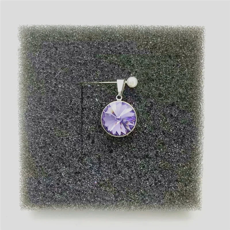 Круглые Подвески с камнями Ms betti 12 мм swarovski rivoli браслет хрустальной подвеской