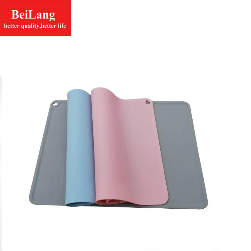 BeiLang et silicone anti-overflow placemat anti-skid moisture-proof waterproof easy to clean cat dog pad Multi-function diet pad