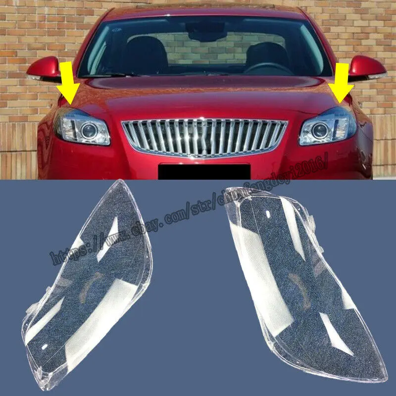 Для Buick Regal 2009 2010 2011 2012 2013 фары стекло фары крышка 2 шт