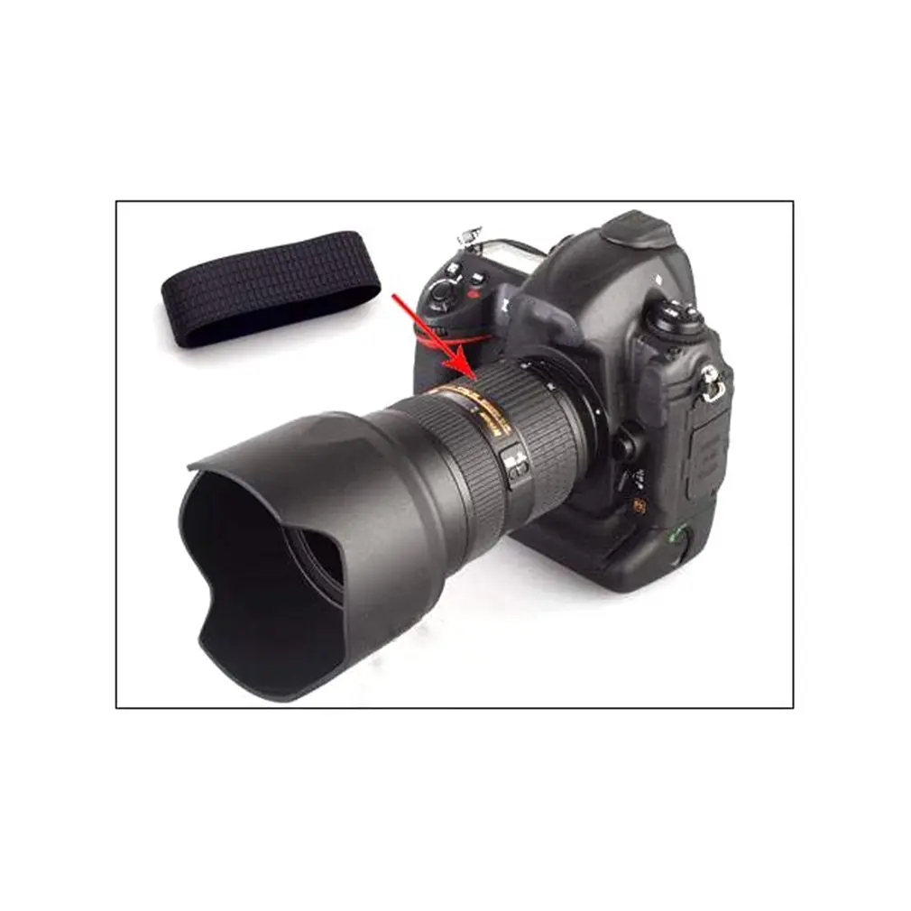 Новая резиновая рукоятка для объектива Nikon AF-S DX для NIKKOR 18-105 мм f/3,5-5,6G ED VR 18-105 мм Запасная часть