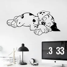 Новые стильные креативные резные наклейки на стену, гостиная, спальня, детская комната, съемная декоративная живопись, глубокий сон щенка