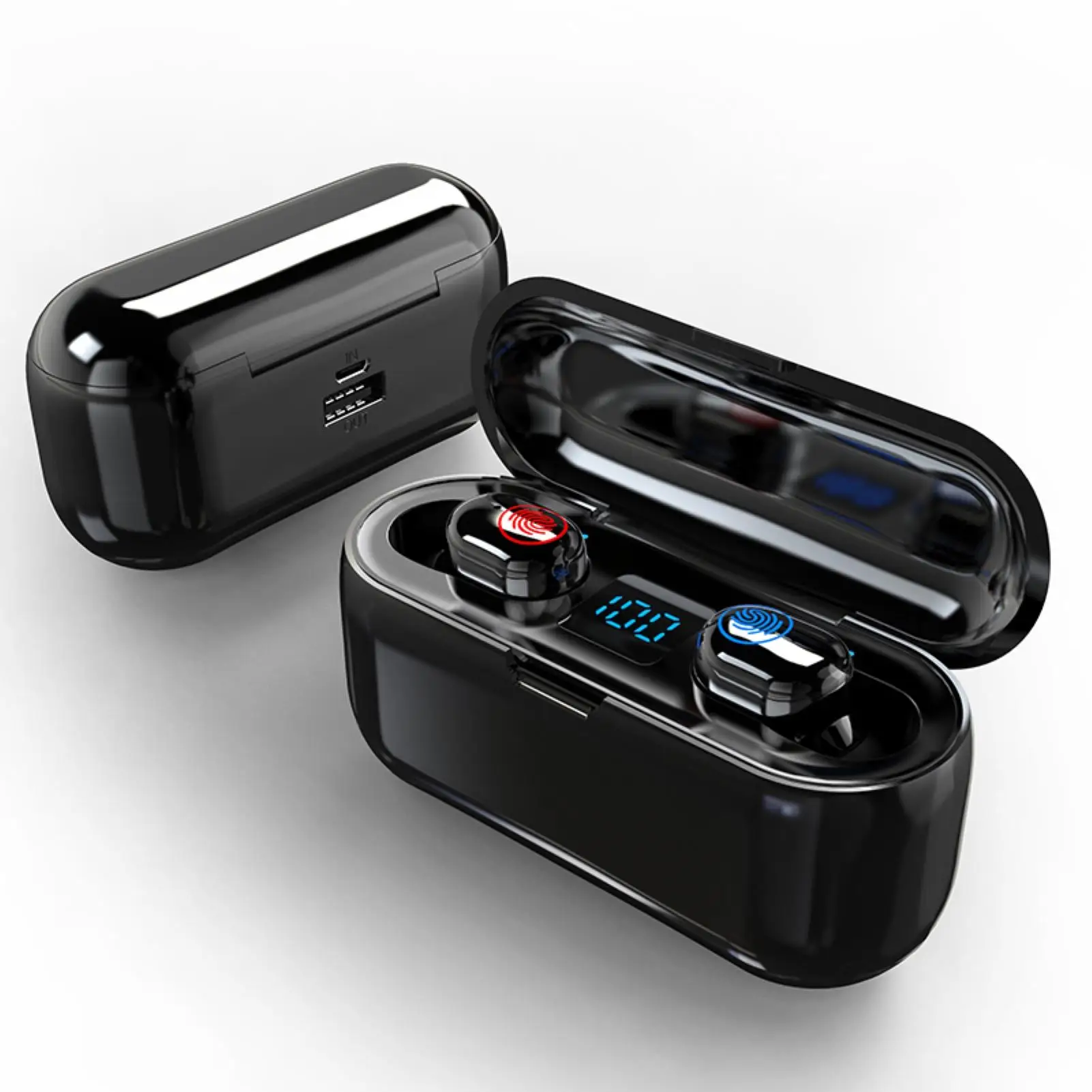 A19 Bluetooth Earphones True Wireless Headphones 5 0 TWS in Ear Earbuds Waterproof Mini Headset 9D Stereo Sound Sport Earpiece