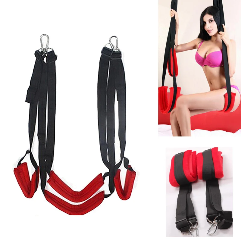 Sex Swing Soft Material Sex Furniture Fetish Bandage Love Adult Game Chairs Hanging Door Swing Erotic Toys for Couples-30