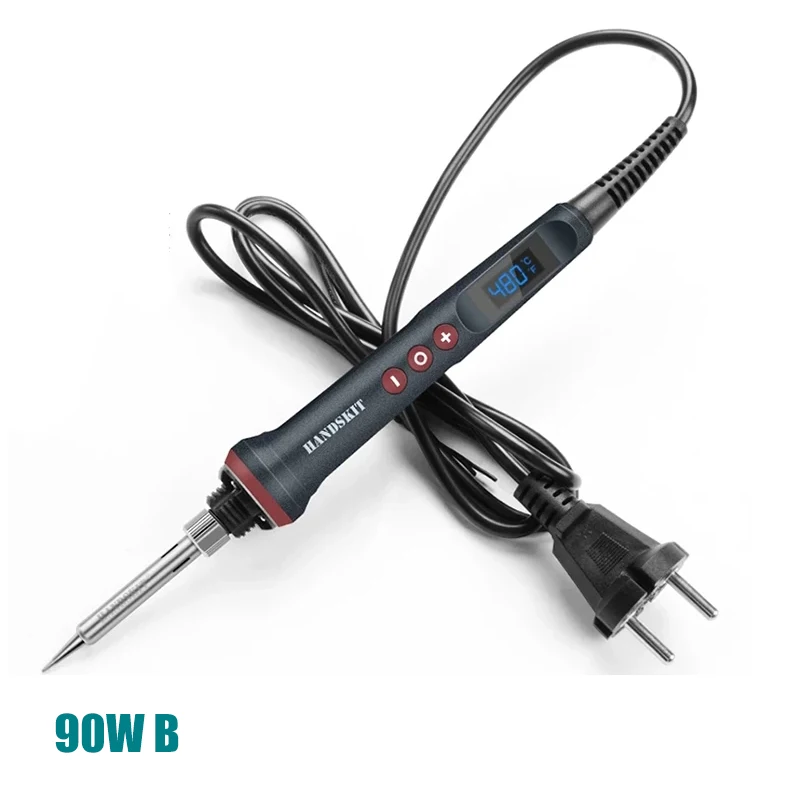 electric soldering irons 100W Electric Soldering Iron Digital Temperatura Adjustment Auto Sleep Internal Ceramic Heating Electronic Welding Tools hot stapler Welding Equipment