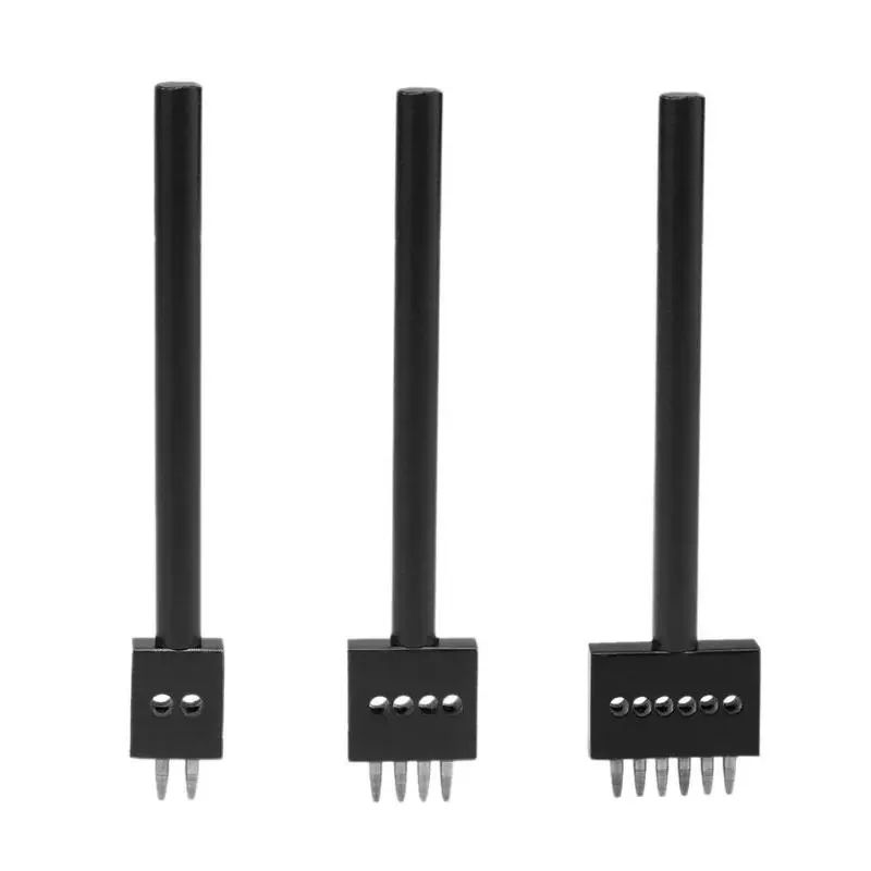 5 мм расстояние между отверстиями DIY Круглый строчка удар Cut Кожа ремесло пробивая инструмент