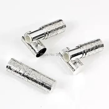 

3.5g 12.1mm Empty Silver Carving Lipstick Tube Plastic Cosmetic Lip Balm Containers DIY Makeup Lip Rouge Packaging Containers