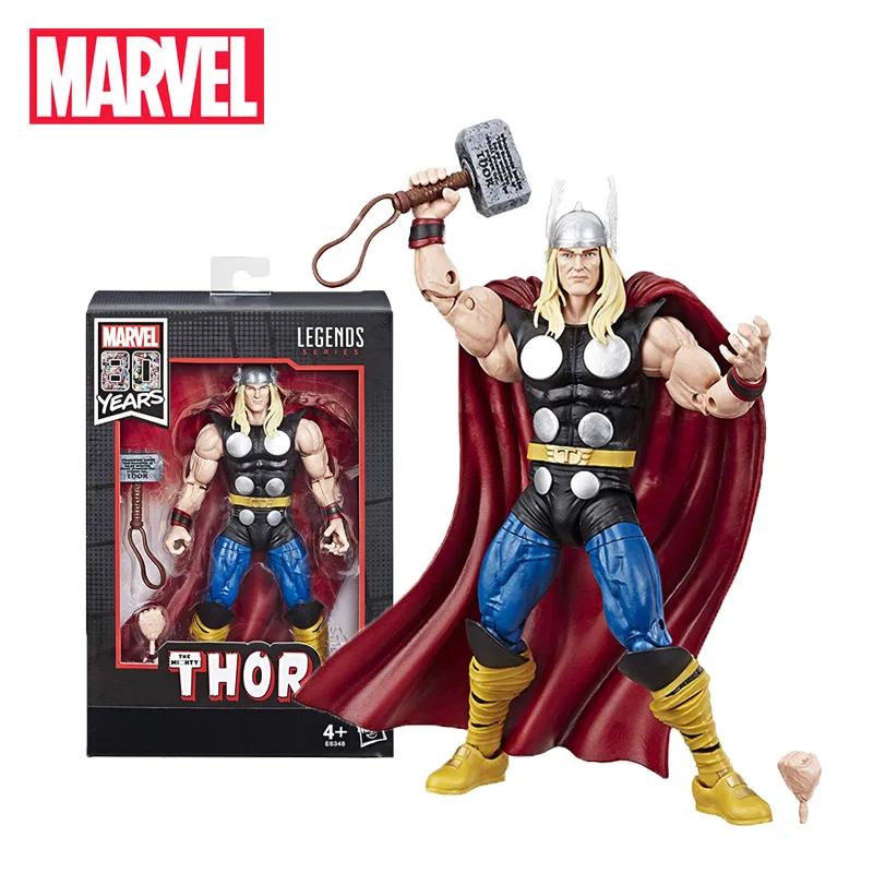 17 см Marvel Comics 80th anniversary Legends Series Винтаж комикс Вдохновленный Тор ПВХ фигурка