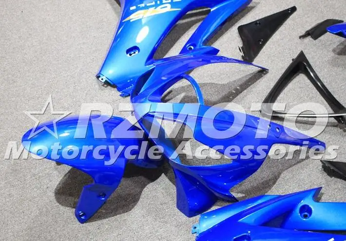 4 подарки инжектор ABS мотоцикл обтекатели комплект подходит для Triumph Daytona 675R 675 2006 2007 2008 06 07 08 Пользовательские синий глянцевый