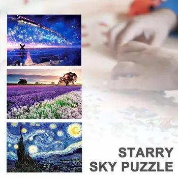 

Jigsaw Puzzle 1000 Pieces Adult For Killing Time Starry Sky Puzzle Jigsaw Puzzle Educational Toys For Kids Adult