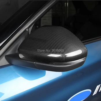 

Carbon Fiber RearView Mirror Frame Cover Side Door Rear View Mirror Trims For Ford Explorer 2020 2021 Car Styling Accessories