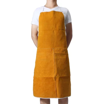 

New Cowhide Welding Welders Aprons Work Safety Workwear Glaziers Blacksmith NEW