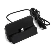 For iPhone X 8 7 6 USB Cable Sync Cradle Charger Base For Xiaomi Android Type C Samsung Stand Holder Charging Base Dock Station