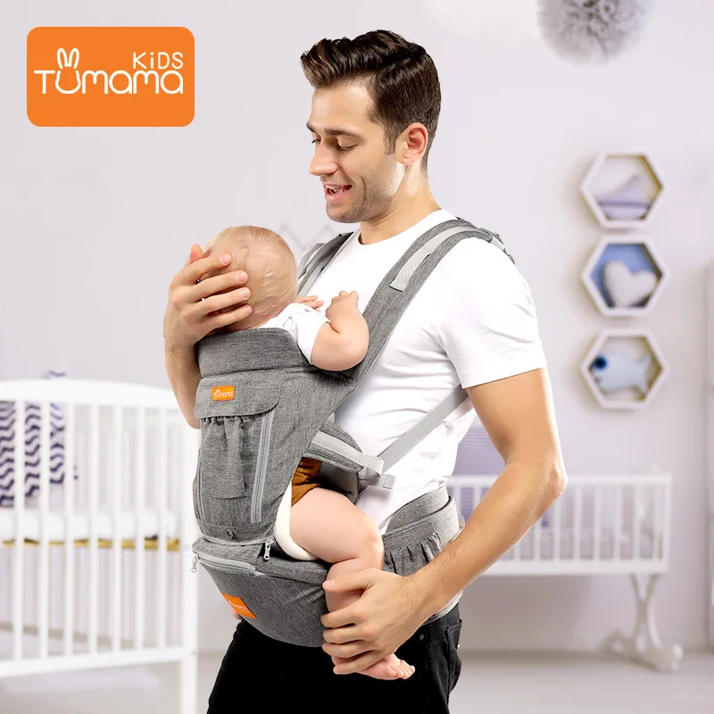 

Ergonomic Baby Carrier Infant Hip seat Carrier Kangaroo Sling Front Facing Backpacks for Baby Travel Activity Gear